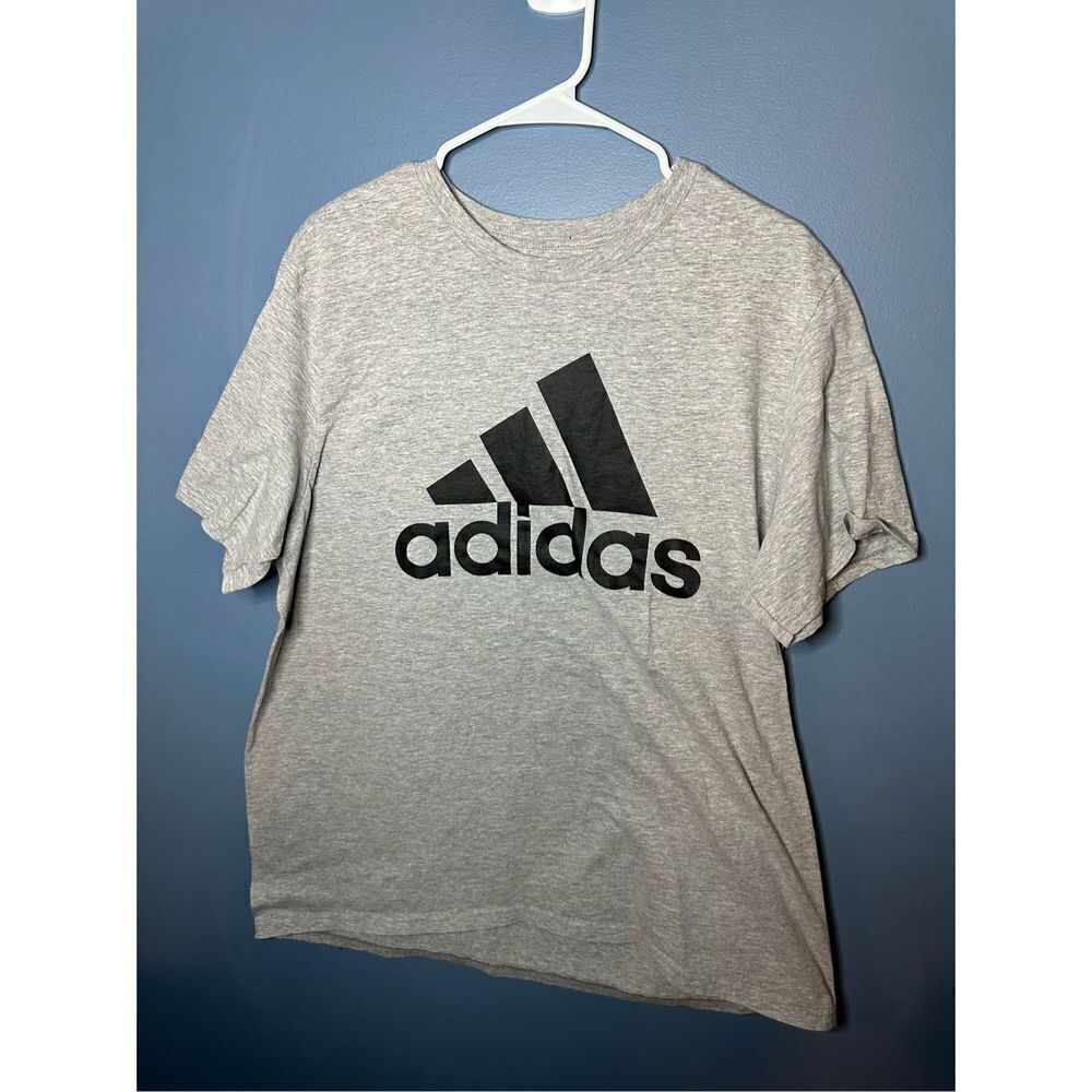 Adidas Amplifier Tee Graphic Logo Gray Size XL